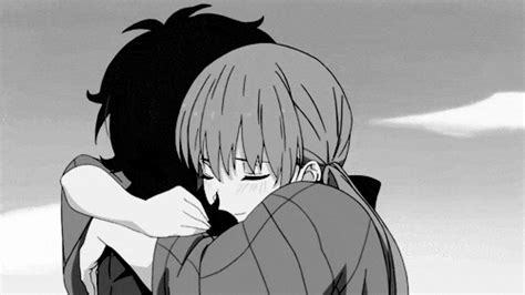 anime couple kissing|Anime Kiss gifs